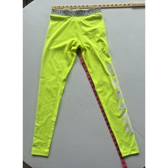 Nike Pro Hyperwarm Compression Tight Fit Legging Volt 640959 702 Small - Picture 3 of 4